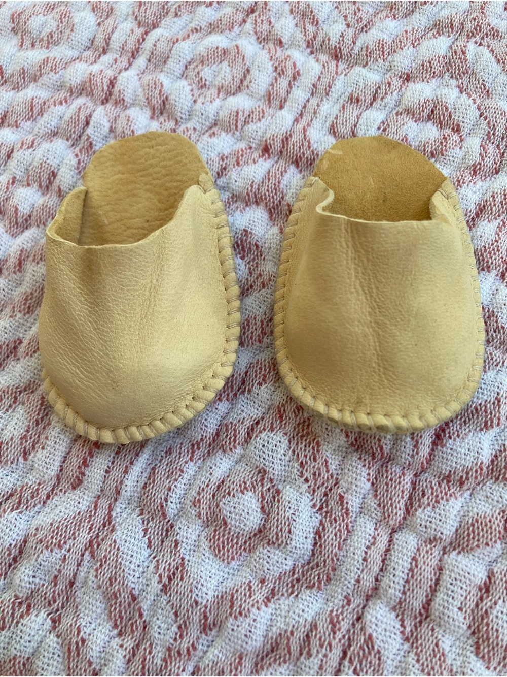 Pleasant Company American Girl Doll Felicity Leather Slippers Retired